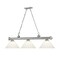 Z-Lite Cordon 3 Light Billiard, Brushed Nickel & Matte Opal 2306-3BN-AMO14 - alternate 2